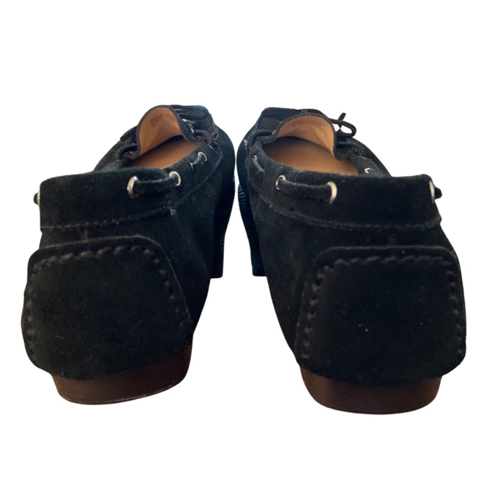 Michael Kors Sutton Moccasin Flat Shoes Suede Leather Black |size 9 - Picture 2 of 8